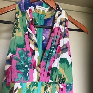 Calvin Klein Floral Dress.